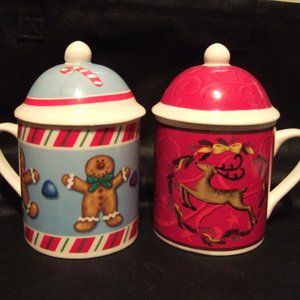 MSI CHRISTMAS MUGS WITH LID